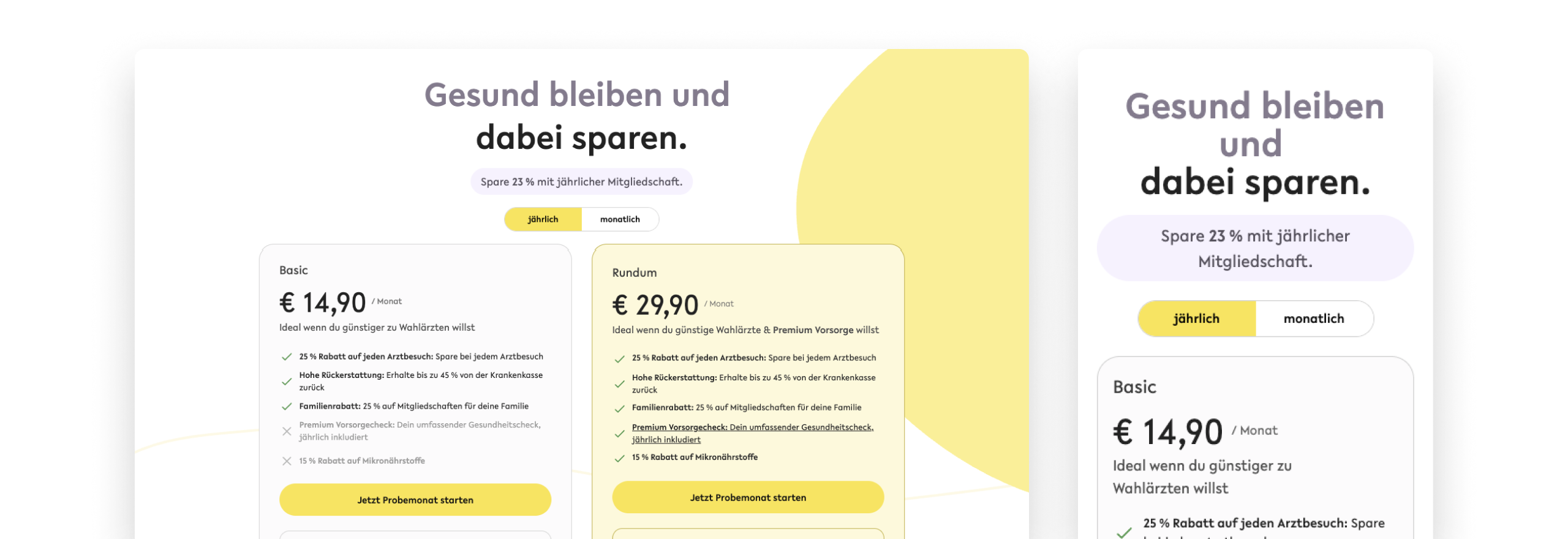 Titelbild von haelsi von der Mitgliedschaftsseite. Es ist eine Desktop und eine mobiler Ausschnitt der Webseite zu sehen.